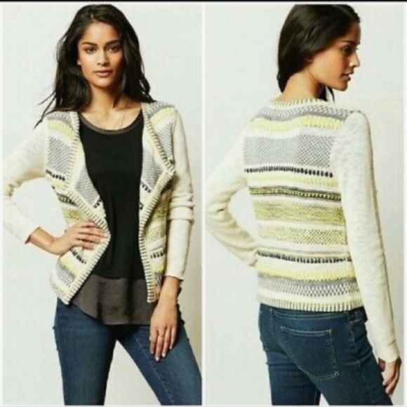 Anthropologie Cardigan Sweater Size S/P - Picture 1 of 11